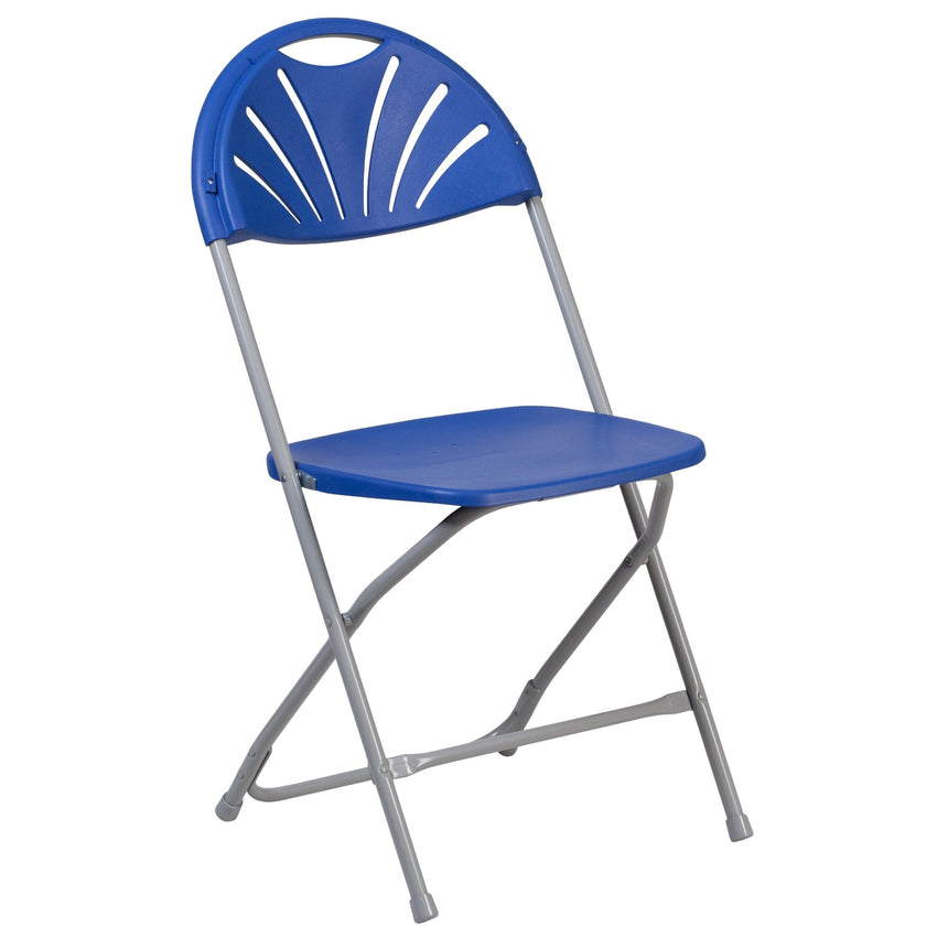 HERCULES Series Plastic Fan Back Folding Chair, 650 lb. Capacity by Flash Furniture - SchoolOutlet