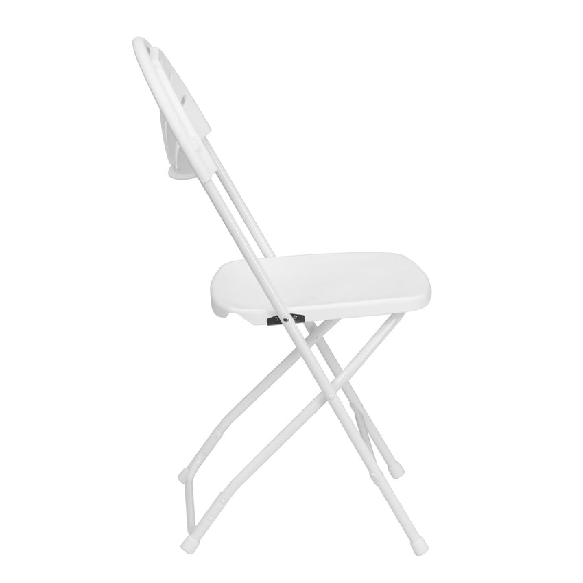 HERCULES Series Plastic Fan Back Folding Chair, 650 lb. Capacity by Flash Furniture - SchoolOutlet