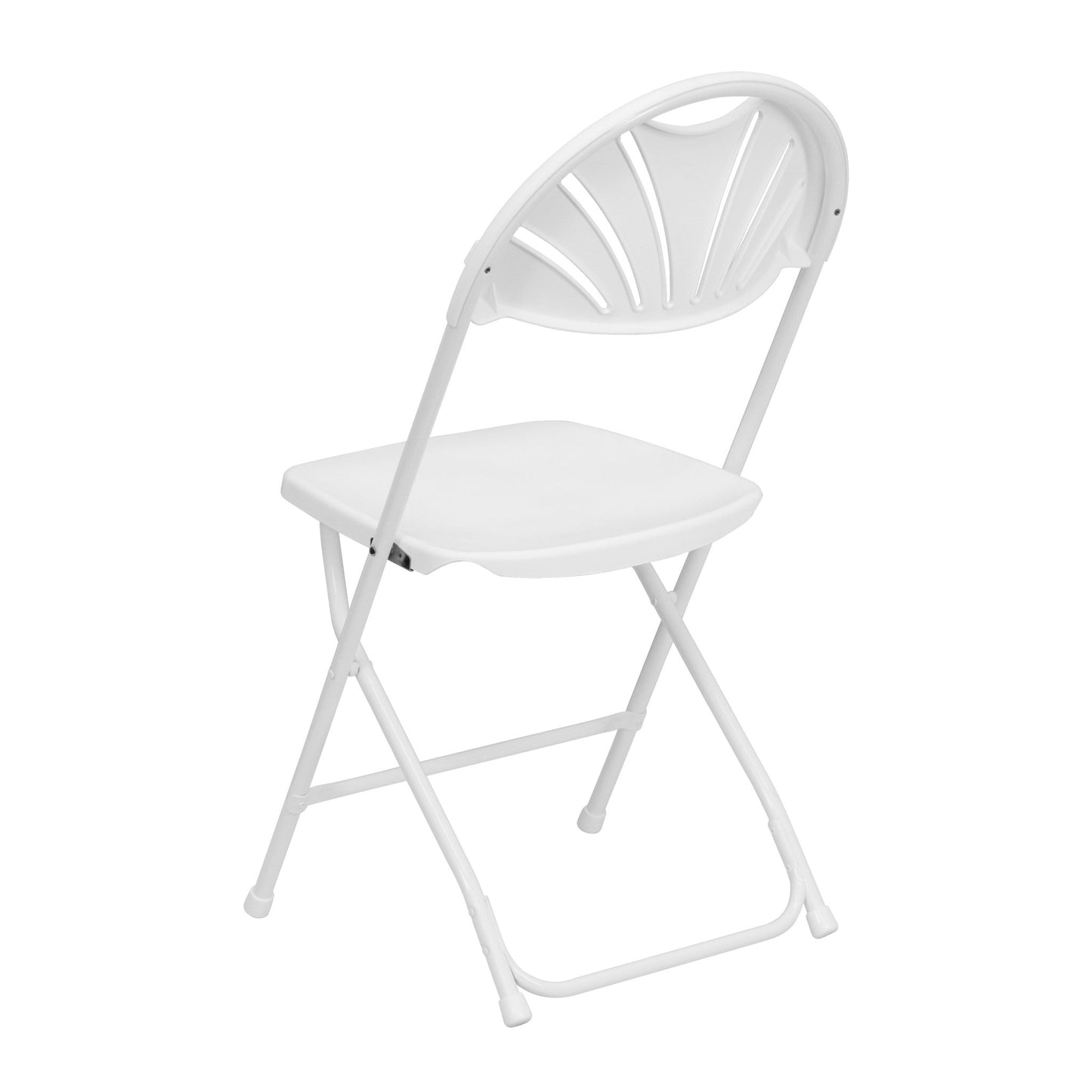 HERCULES Series Plastic Fan Back Folding Chair, 650 lb. Capacity by Flash Furniture - SchoolOutlet