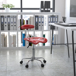 Elliott Swivel Task Office Chair with Tractor Seat by Flash Furniture