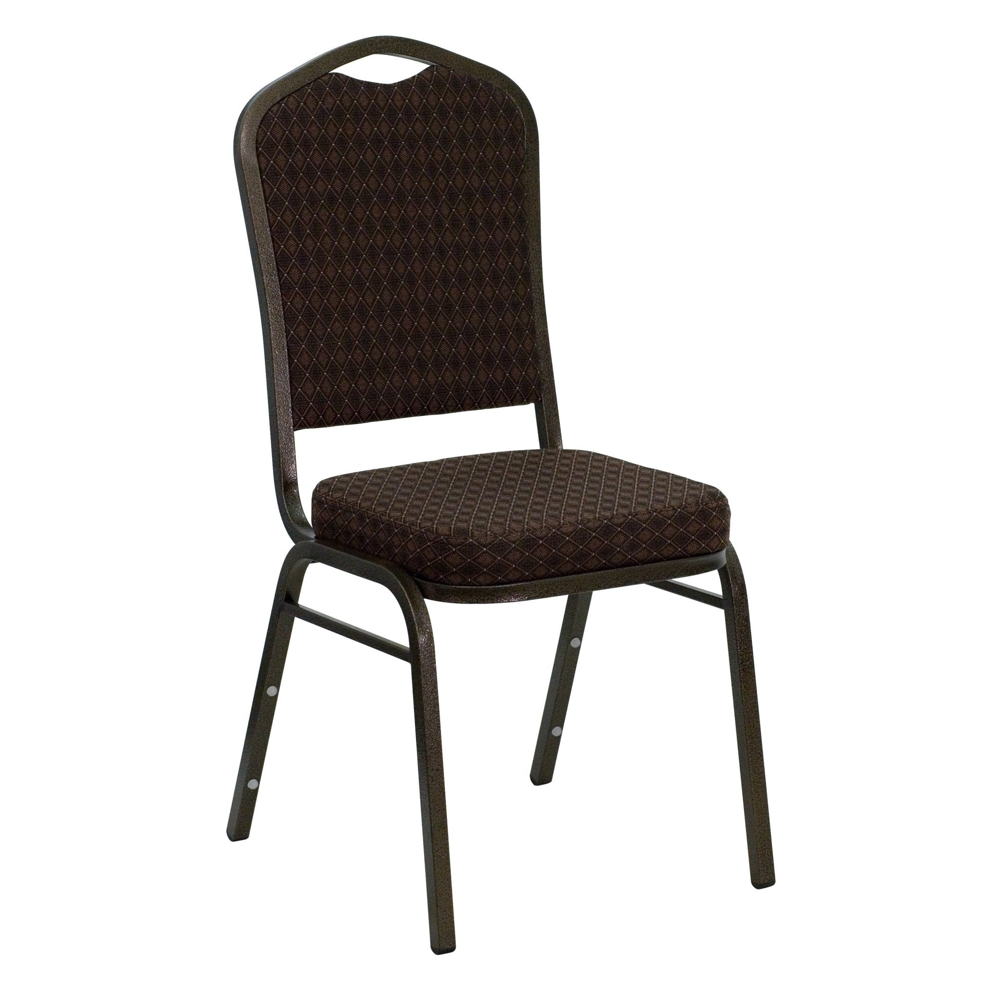 HERCULES Series Stacking Banquet Chair with 2.5" Thick Seat and Metal Frame - Crown Back by Flash Furniture - SchoolOutlet