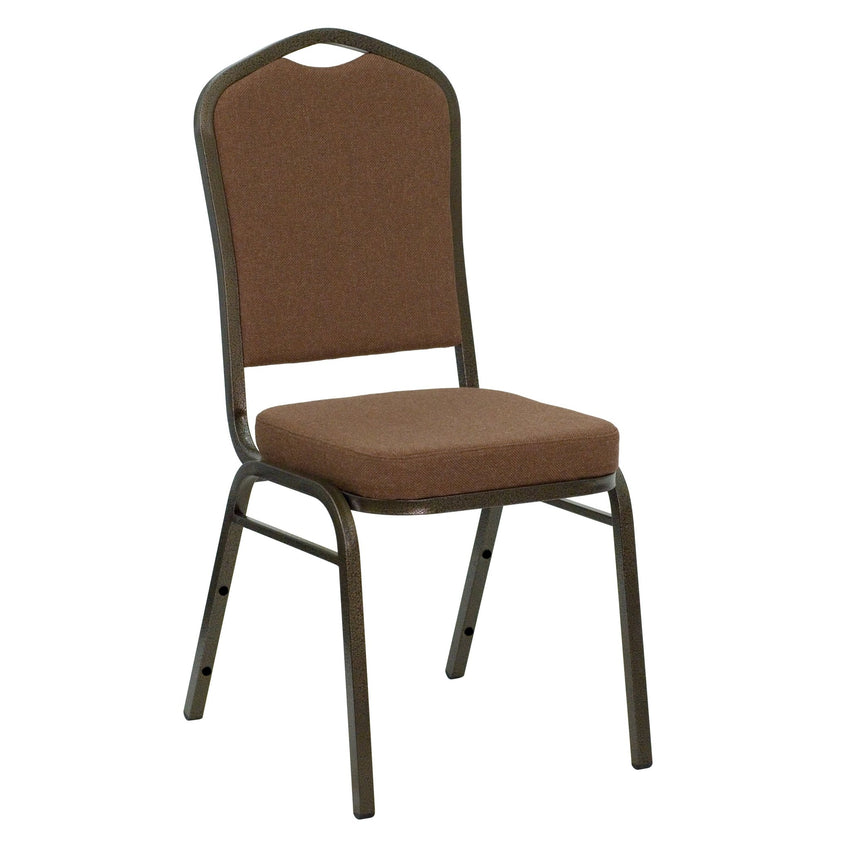 HERCULES Series Stacking Banquet Chair with 2.5" Thick Seat and Metal Frame - Crown Back by Flash Furniture - SchoolOutlet