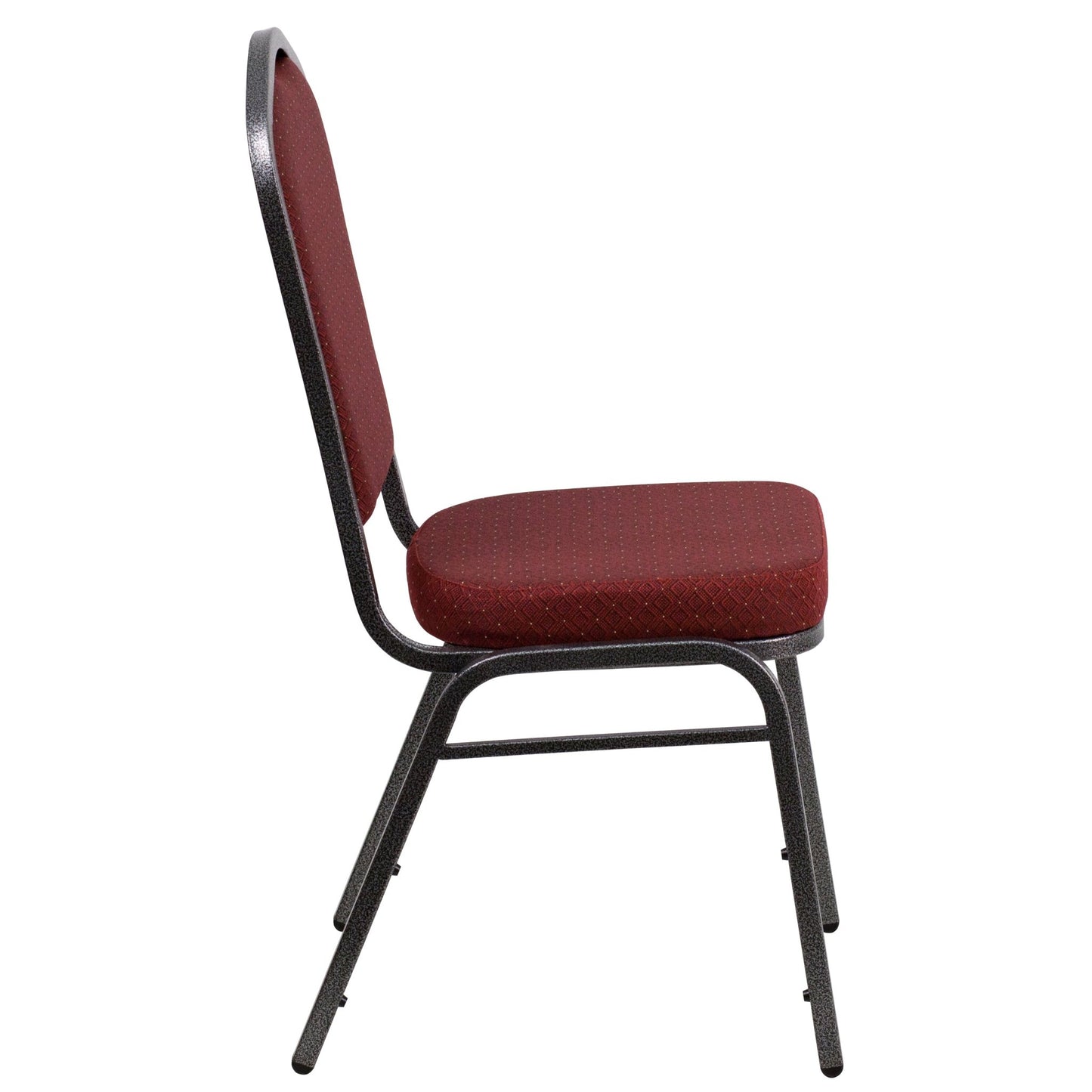 HERCULES Series Stacking Banquet Chair with 2.5" Thick Seat and Metal Frame - Crown Back by Flash Furniture - SchoolOutlet