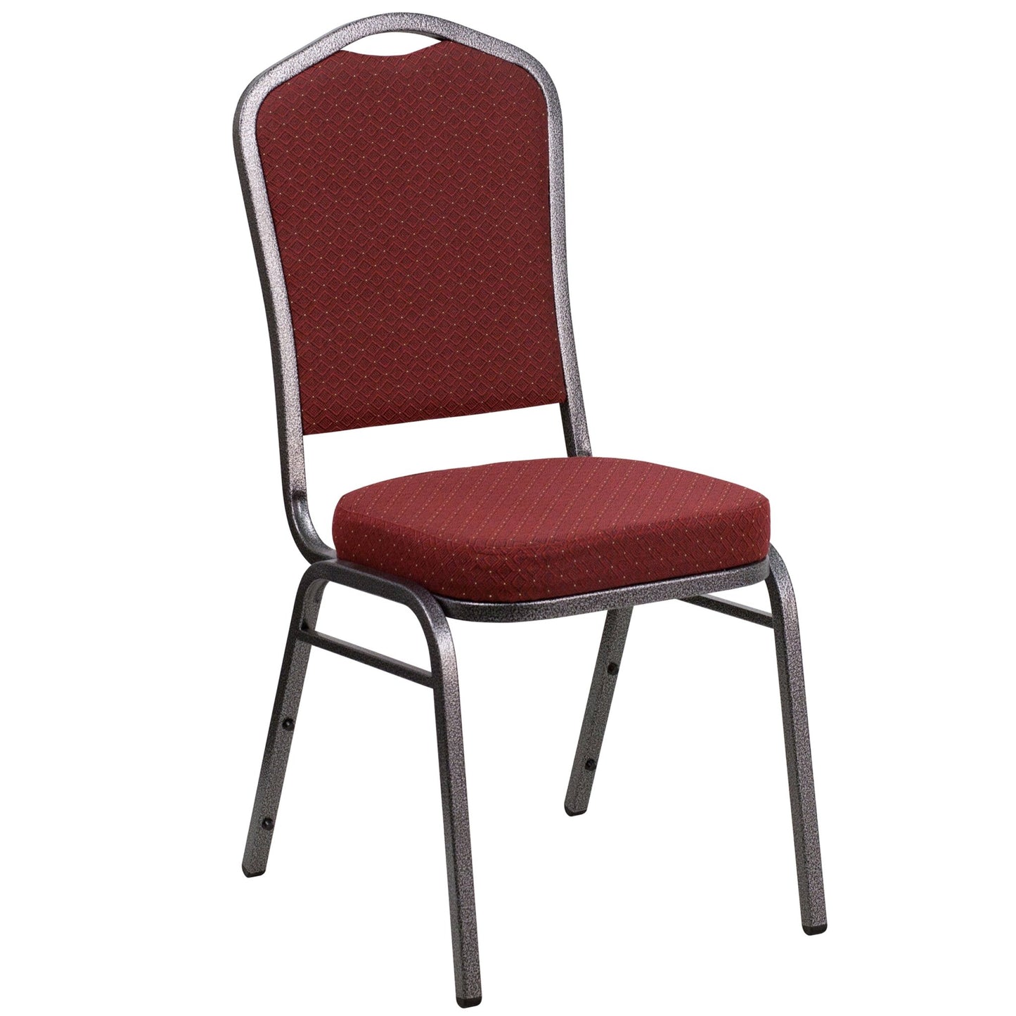 HERCULES Series Stacking Banquet Chair with 2.5" Thick Seat and Metal Frame - Crown Back by Flash Furniture - SchoolOutlet