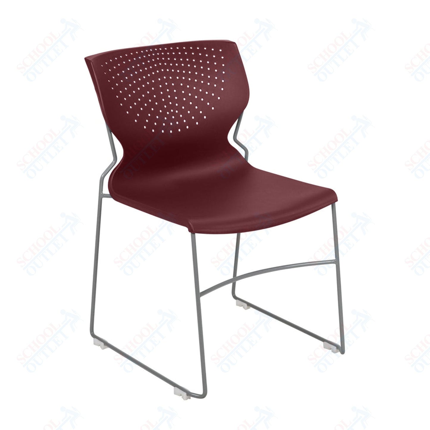 HERCULES Series 661 lb. Capacity Full Back Stack Chair with Powder Coated Frame - SchoolOutlet