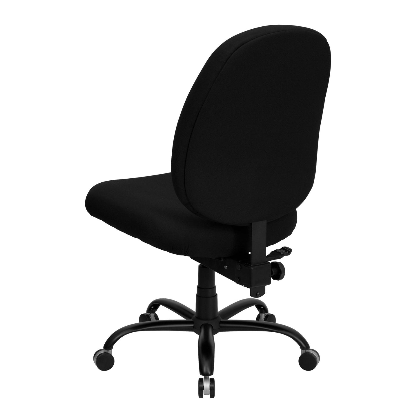 HERCULES Series Big & Tall Black Fabric Executive Swivel Ergonomic Office Chair with Adjustable Back - 400 lb. Rated by Flash Furniture - SchoolOutlet