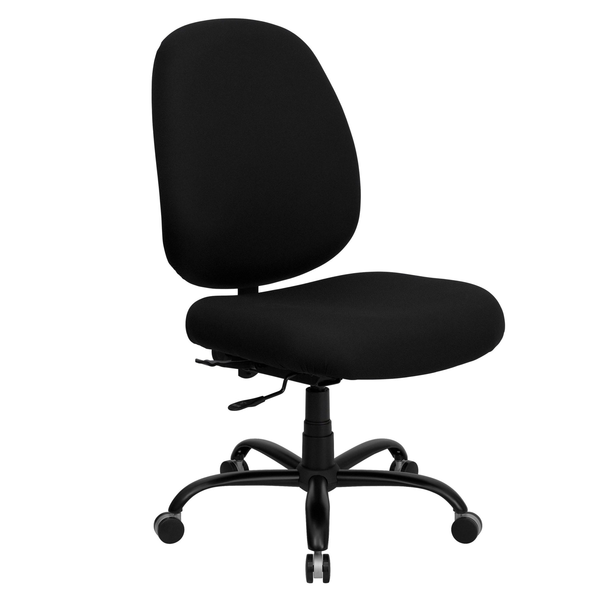 HERCULES Series Big & Tall Black Fabric Executive Swivel Ergonomic Office Chair with Adjustable Back - 400 lb. Rated by Flash Furniture - SchoolOutlet