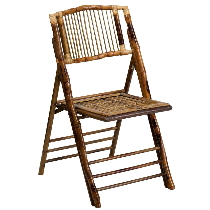 American Champion Bamboo Folding Chair by Flash Furniture - SchoolOutlet