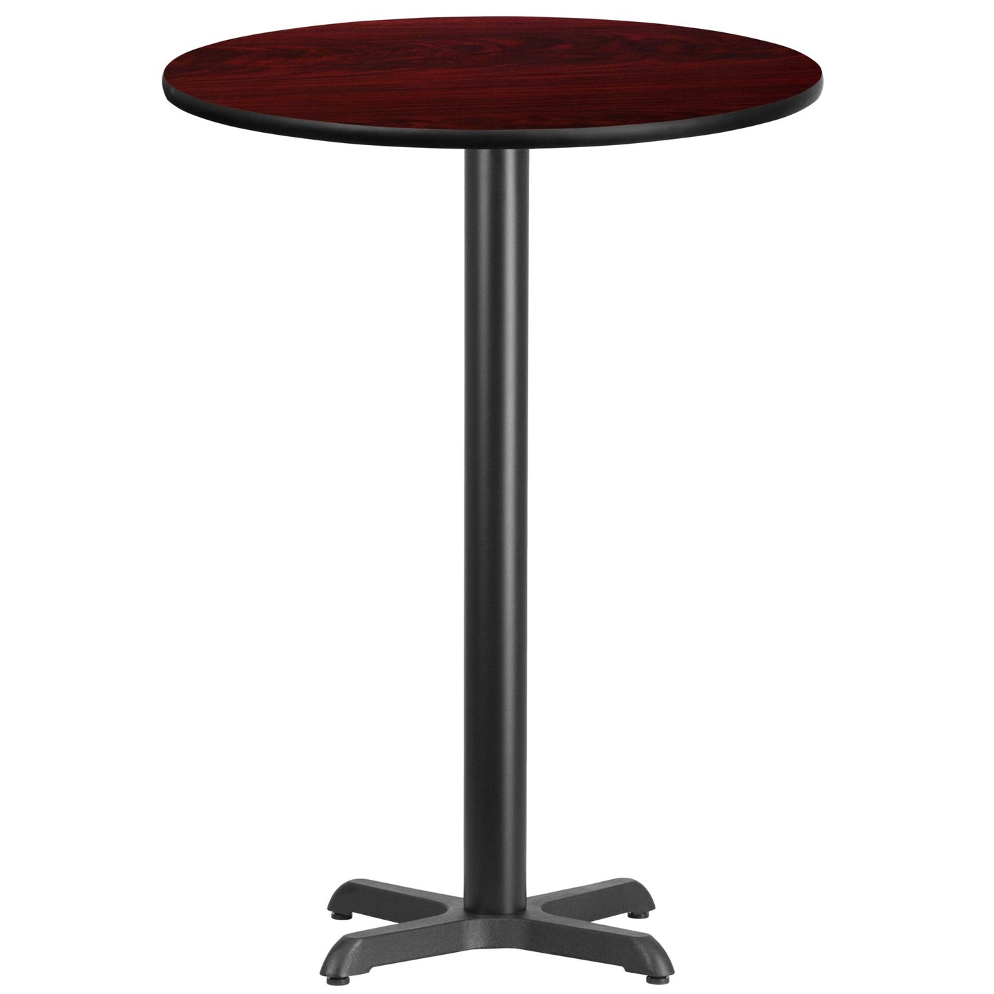 Stiles 30'' Round Hospitality Table with Laminate Top - Bar Height Table Base by Flash Furniture - SchoolOutlet