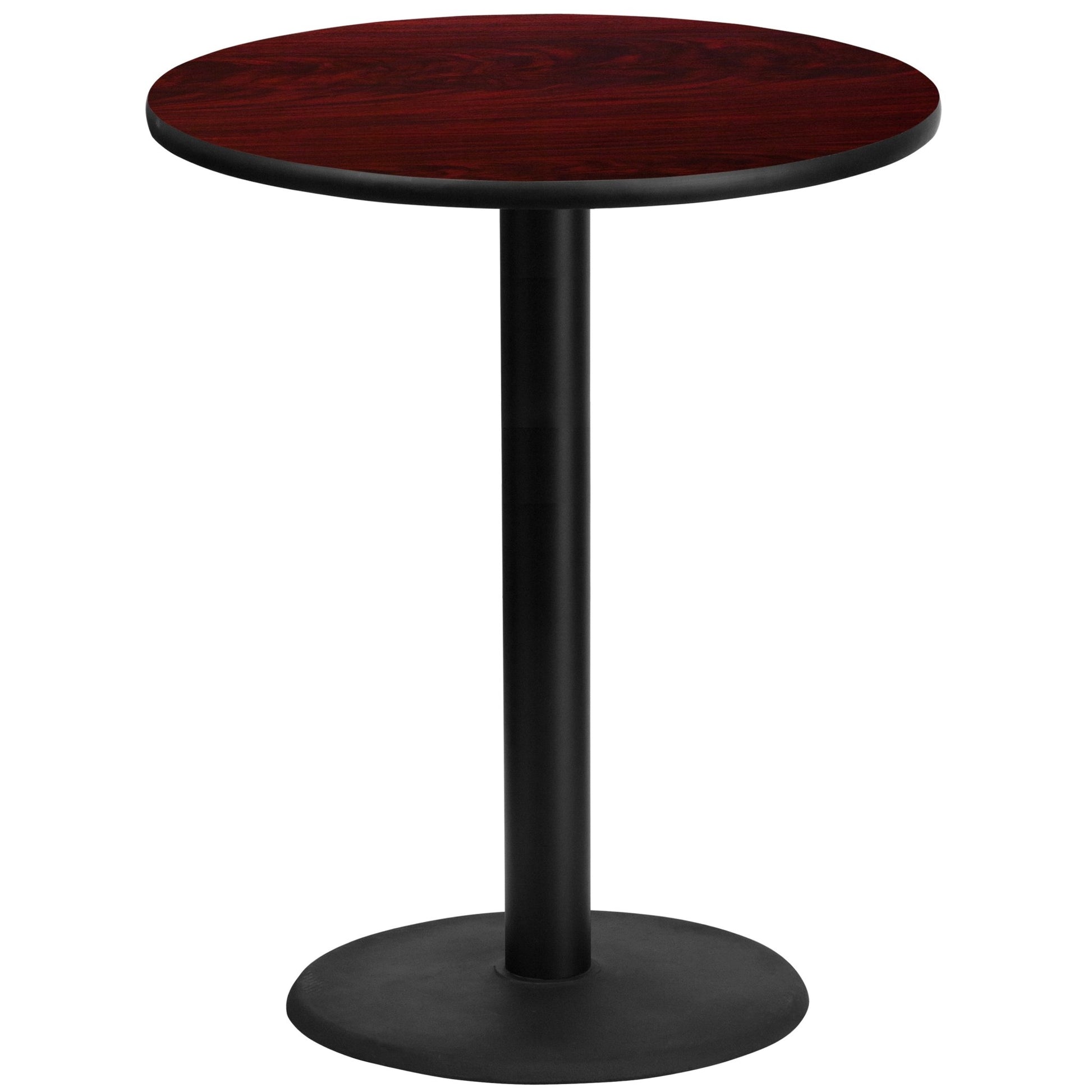 Stiles 36'' Round Hospitality Table with Laminate Top - Bar Height Table Base by Flash Furniture - SchoolOutlet