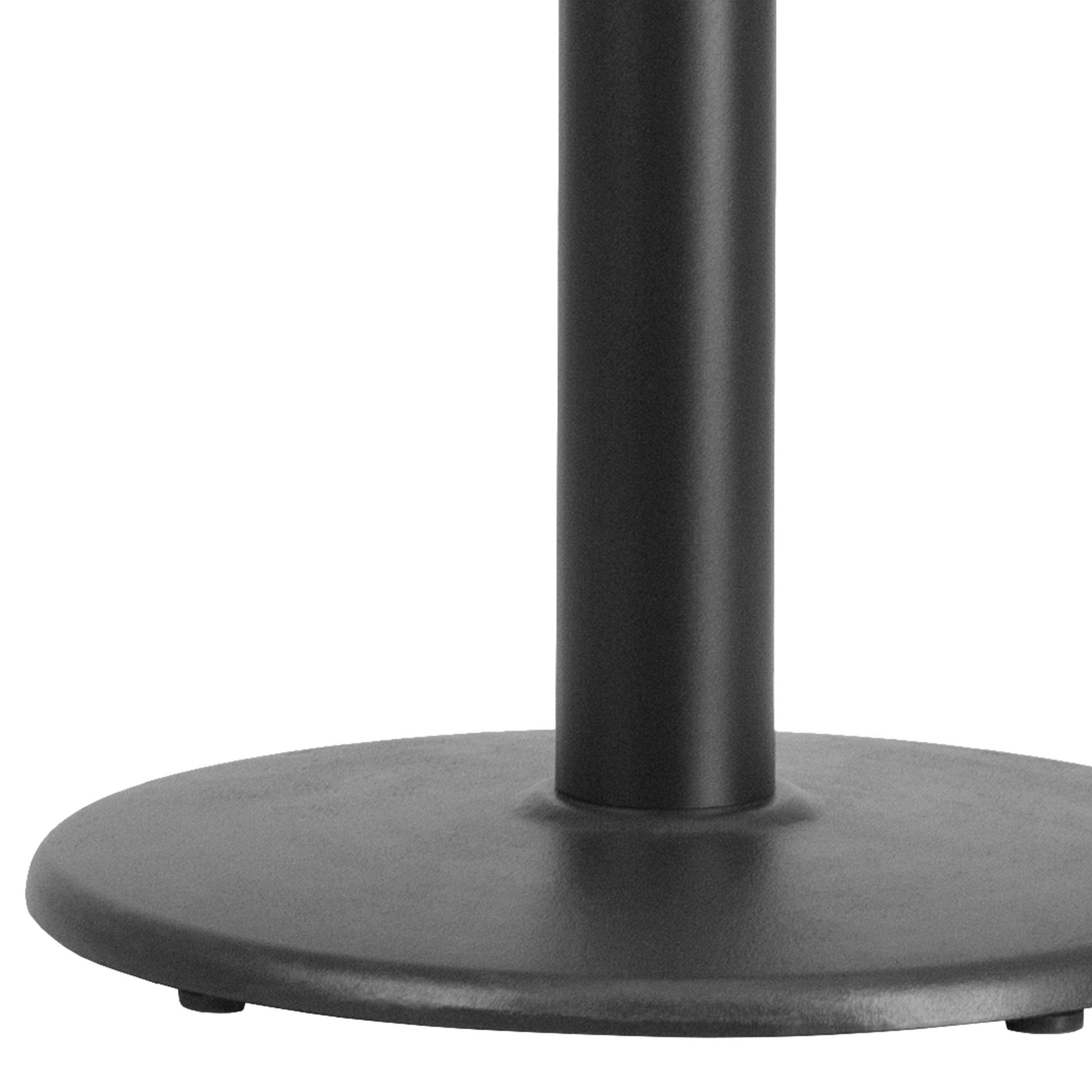 Beverly 18'' Round Restaurant Table Base with 3'' Diameter Column by Flash Furniture - SchoolOutlet