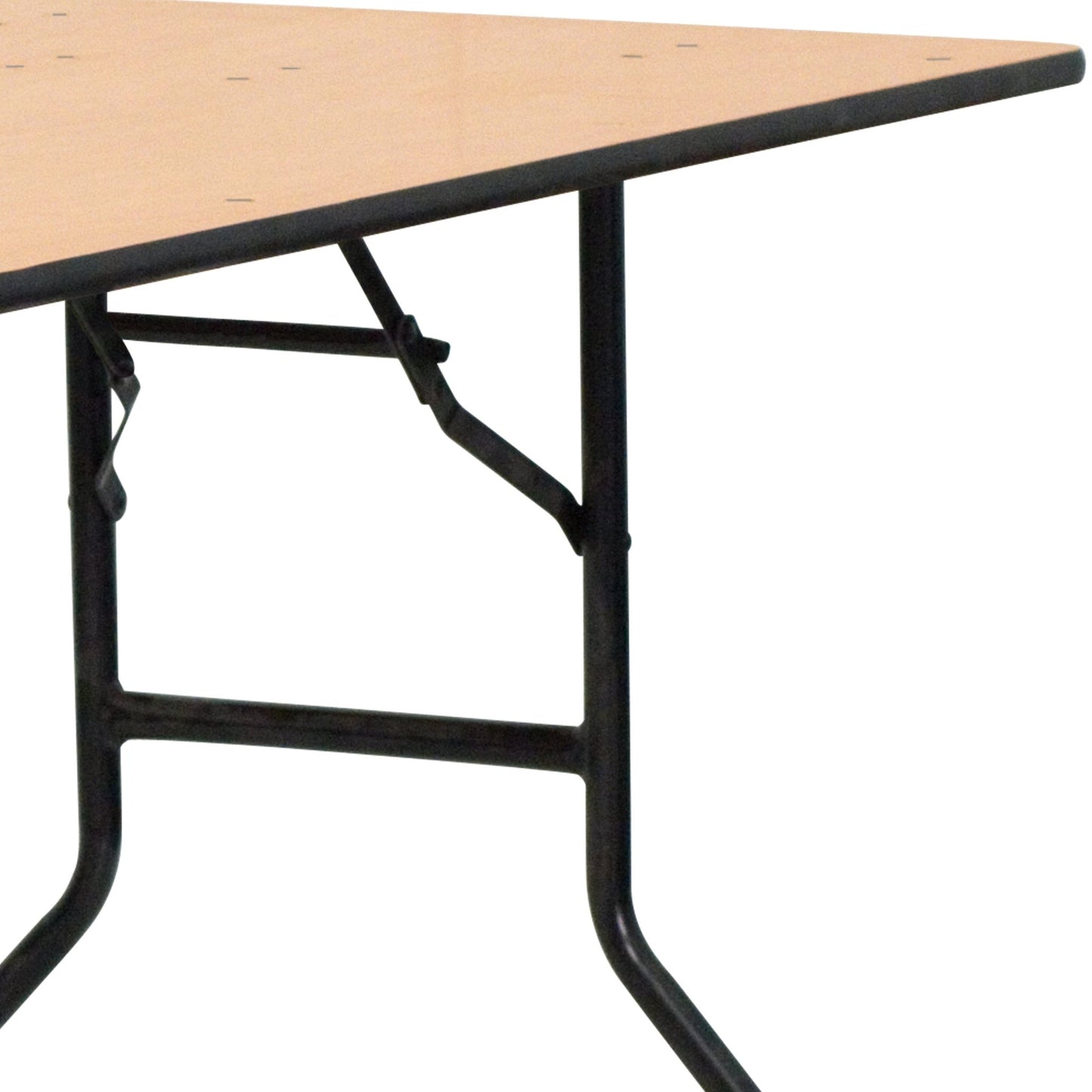 Gael 6 - Foot Rectangular Wood Folding Banquet Table with Clear Coated Finished Top by Flash Furniture - SchoolOutlet