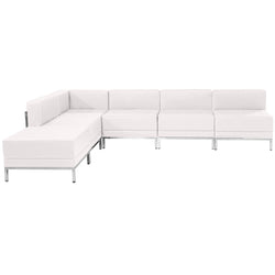 HERCULES Imagination Series LeatherSoft Sectional Configuration, 6 Pieces by Flash Furniture