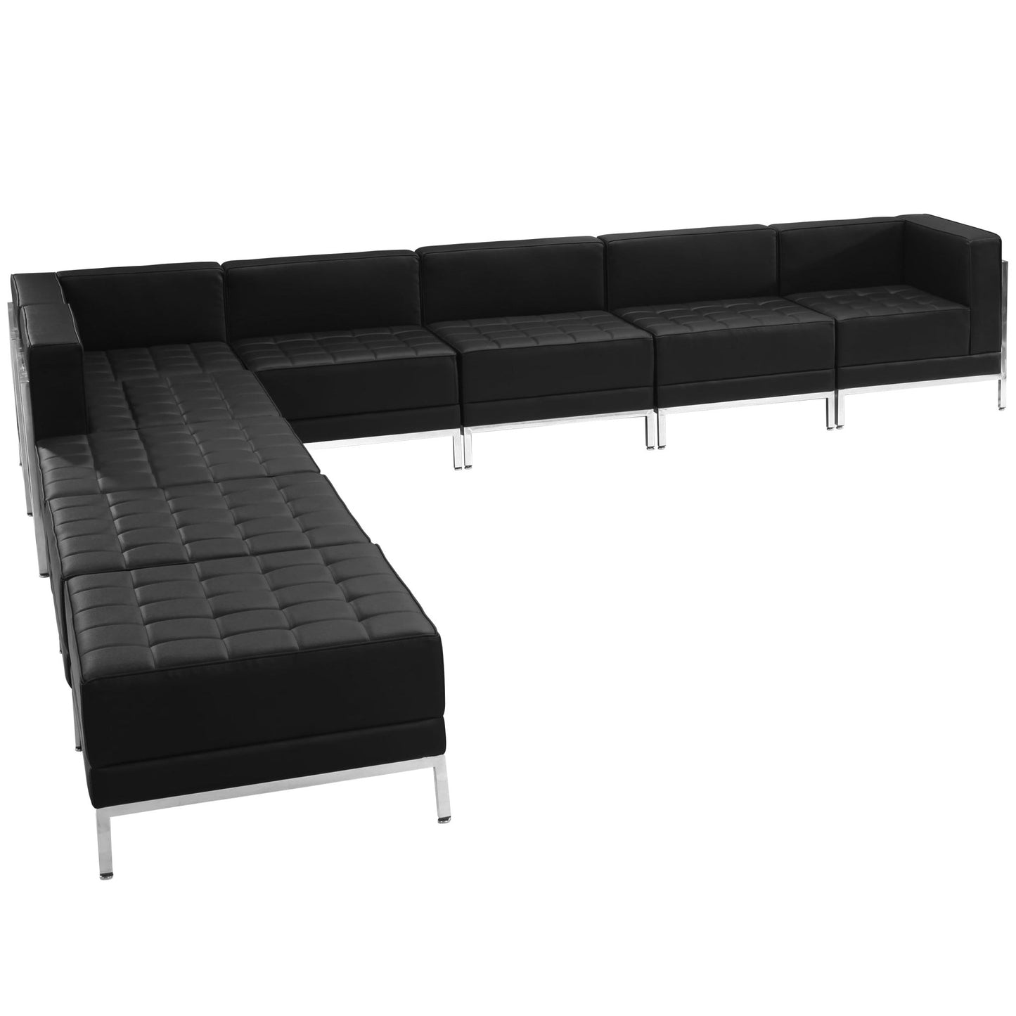 HERCULES Imagination Series LeatherSoft Sectional Configuration, 9 Pieces by Flash Furniture - SchoolOutlet