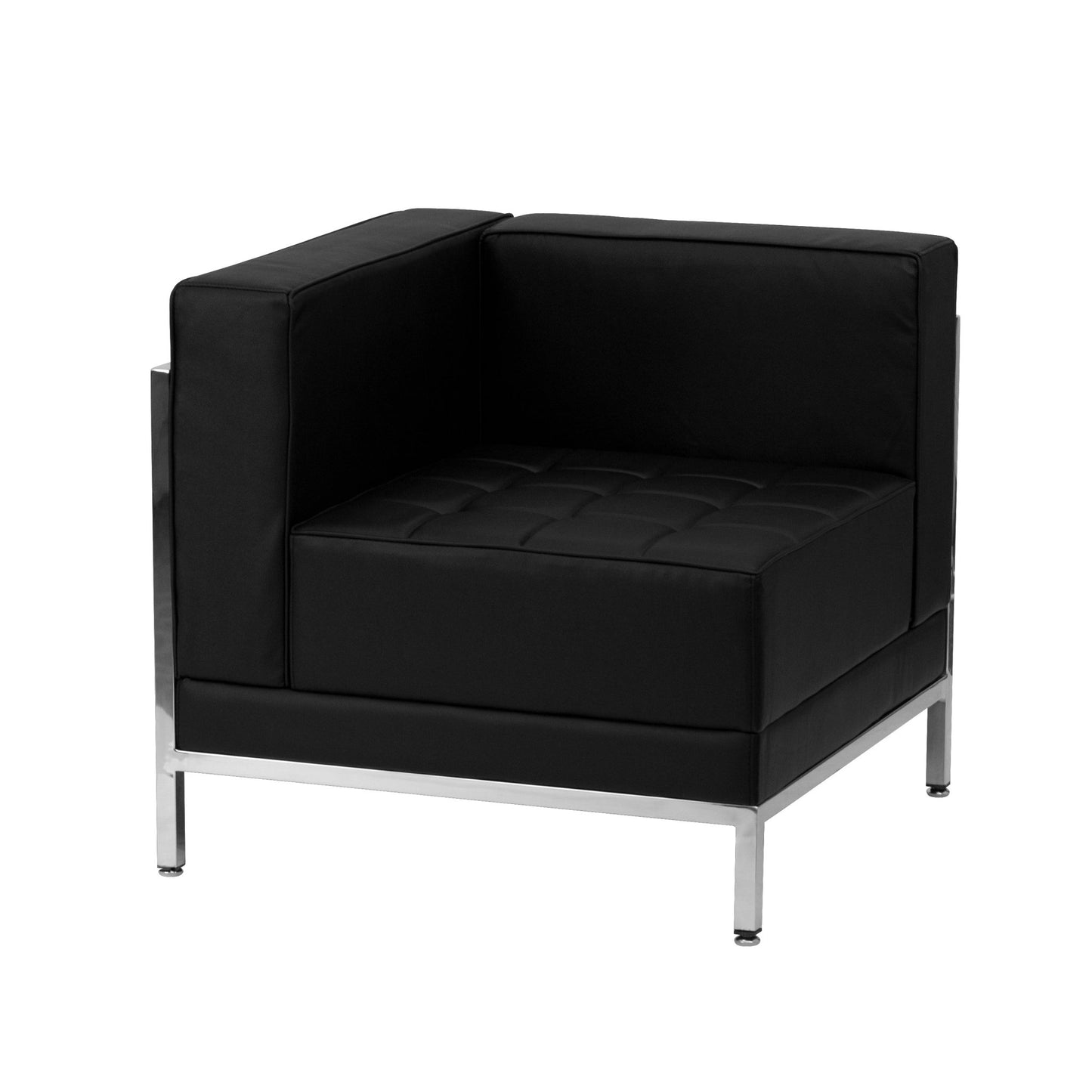 HERCULES Imagination Series Black LeatherSoft Sectional Configuration, 9 Pieces by Flash Furniture - SchoolOutlet