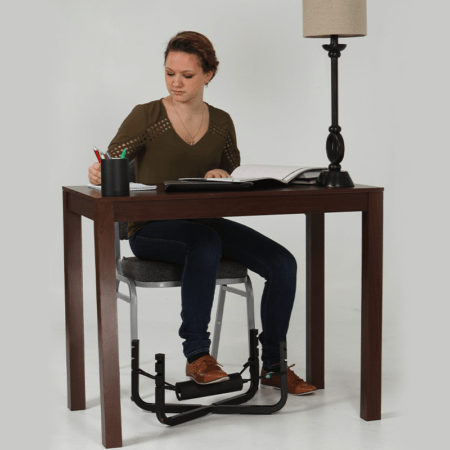 FootFidget Office - Compact Light Weight Metal Foot Rest for Under Office Desk (OFFYBB1717) - SchoolOutlet