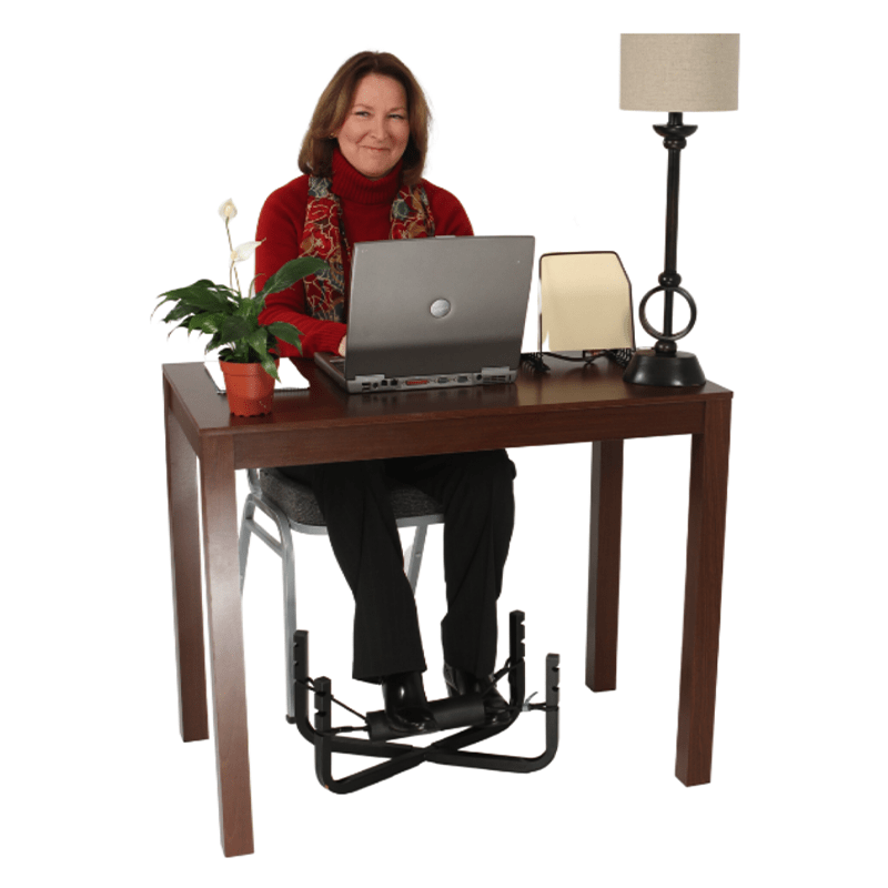 FootFidget Office - Compact Light Weight Metal Foot Rest for Under Office Desk (OFFYBB1717) - SchoolOutlet