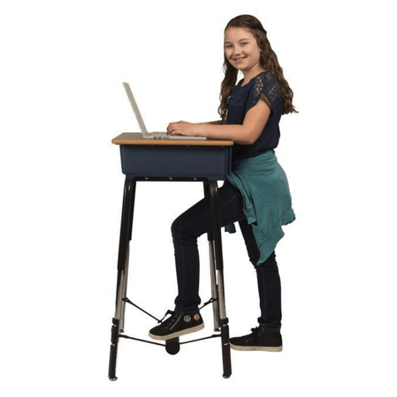 FootFidget Standing Desk Conversion Kit 2.0 for 1" dia leg (SD10) - SchoolOutlet