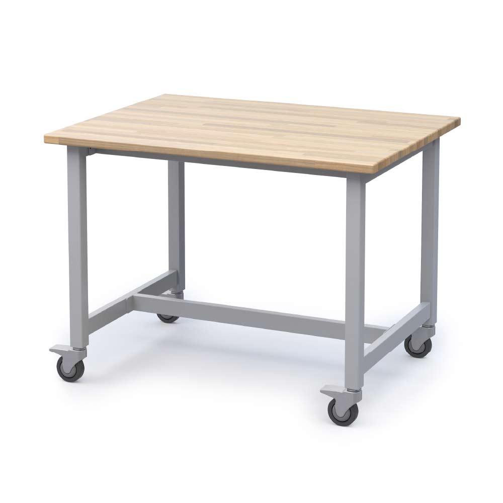 Haskell Education Voyager Makerspace Table with H - frame - 48"W x 36"D (MK3.3648.P2) - SchoolOutlet