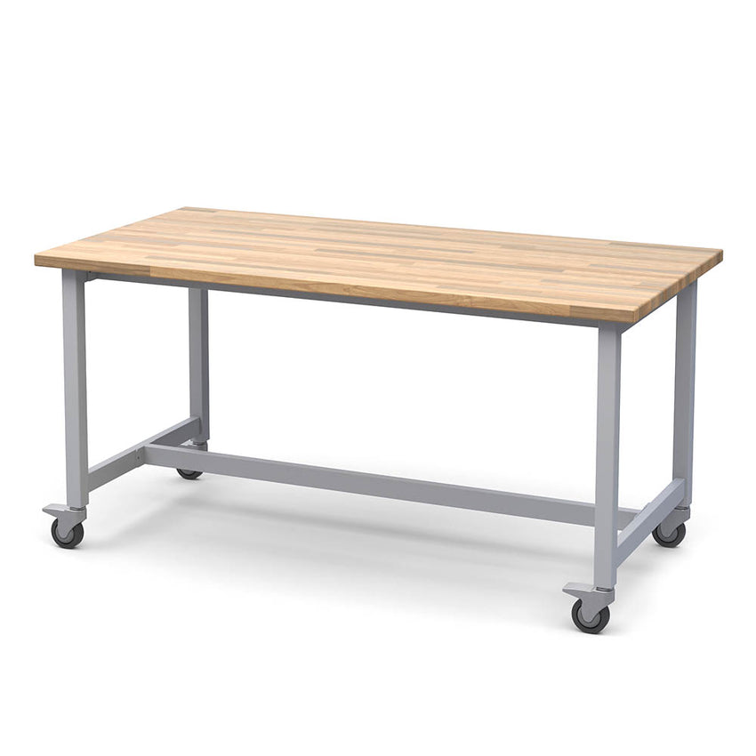 Haskell Education Voyager Makerspace Table with H - frame - 72"W x 36"D (MK3.3672.P2) - SchoolOutlet