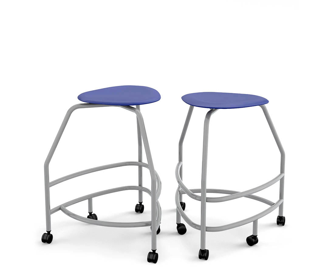 Haskell Education 360 Platinum frame Backless Chair 30"H without Back (TS5X0.30PL) - SchoolOutlet