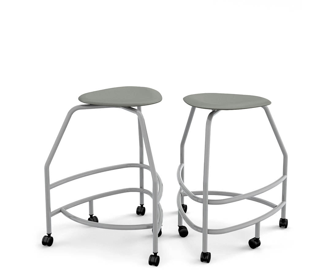 Haskell Education 360 Platinum frame Backless Chair 30"H without Back (TS5X0.30PL) - SchoolOutlet