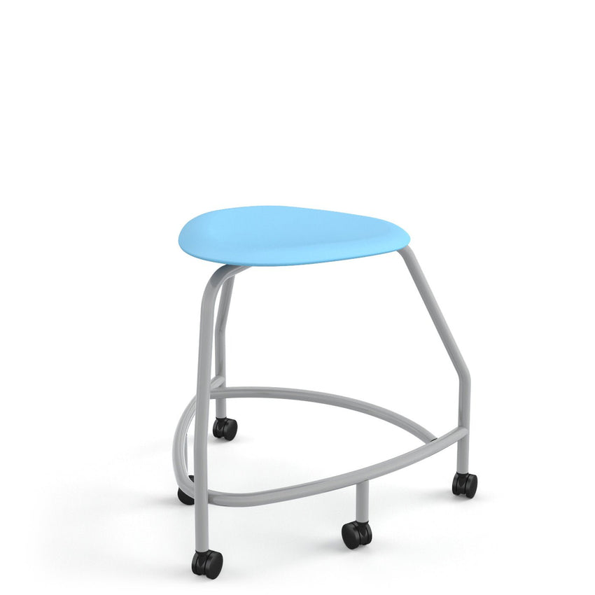 Haskell Education 360 Series Platinum frame Chair without Back 24"H (TS5GX.24PL) - SchoolOutlet