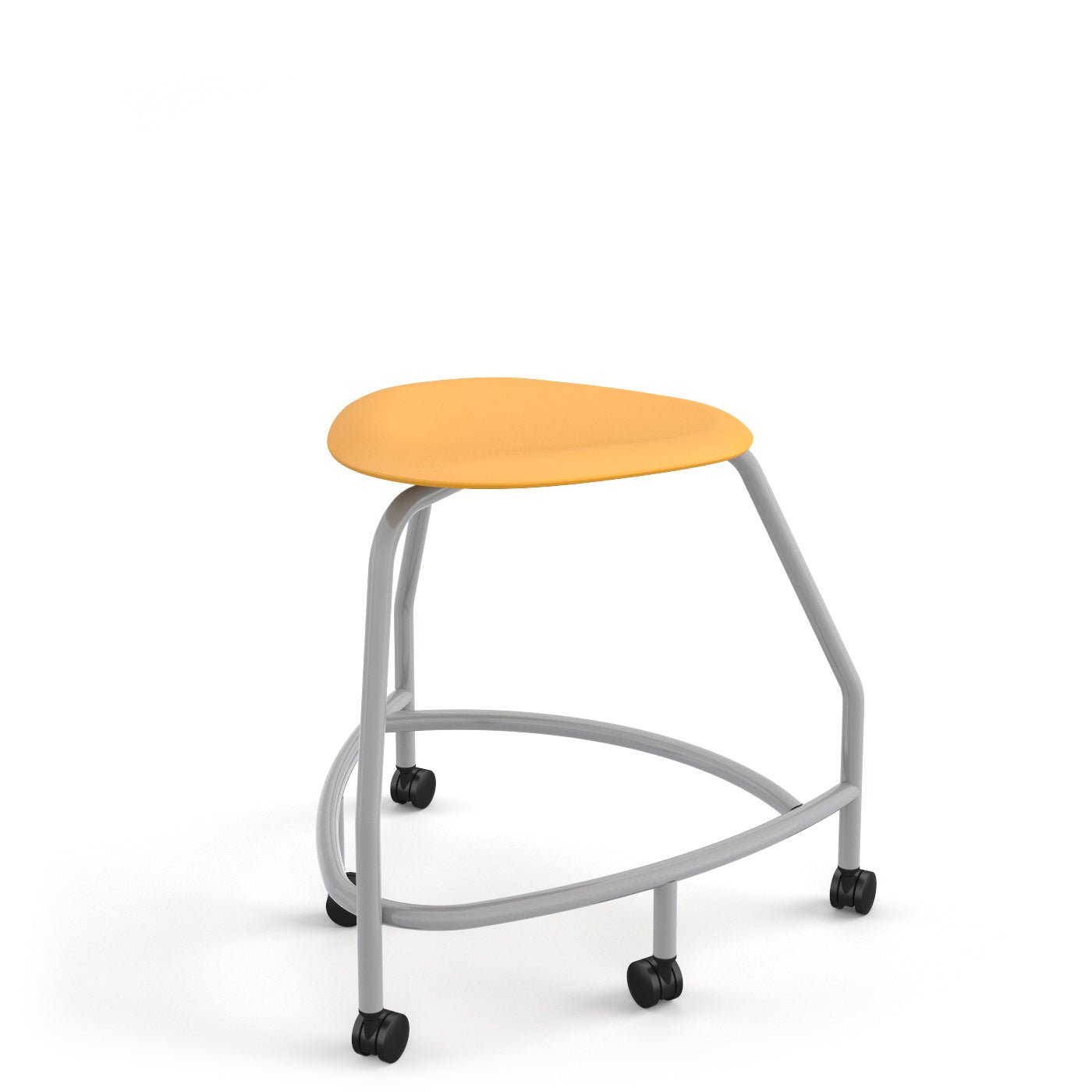 Haskell Education 360 Series Platinum frame Chair without Back 24"H (TS5GX.24PL) - SchoolOutlet