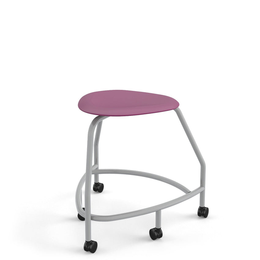 Haskell Education 360 Series Platinum frame Chair without Back 24"H (TS5GX.24PL) - SchoolOutlet