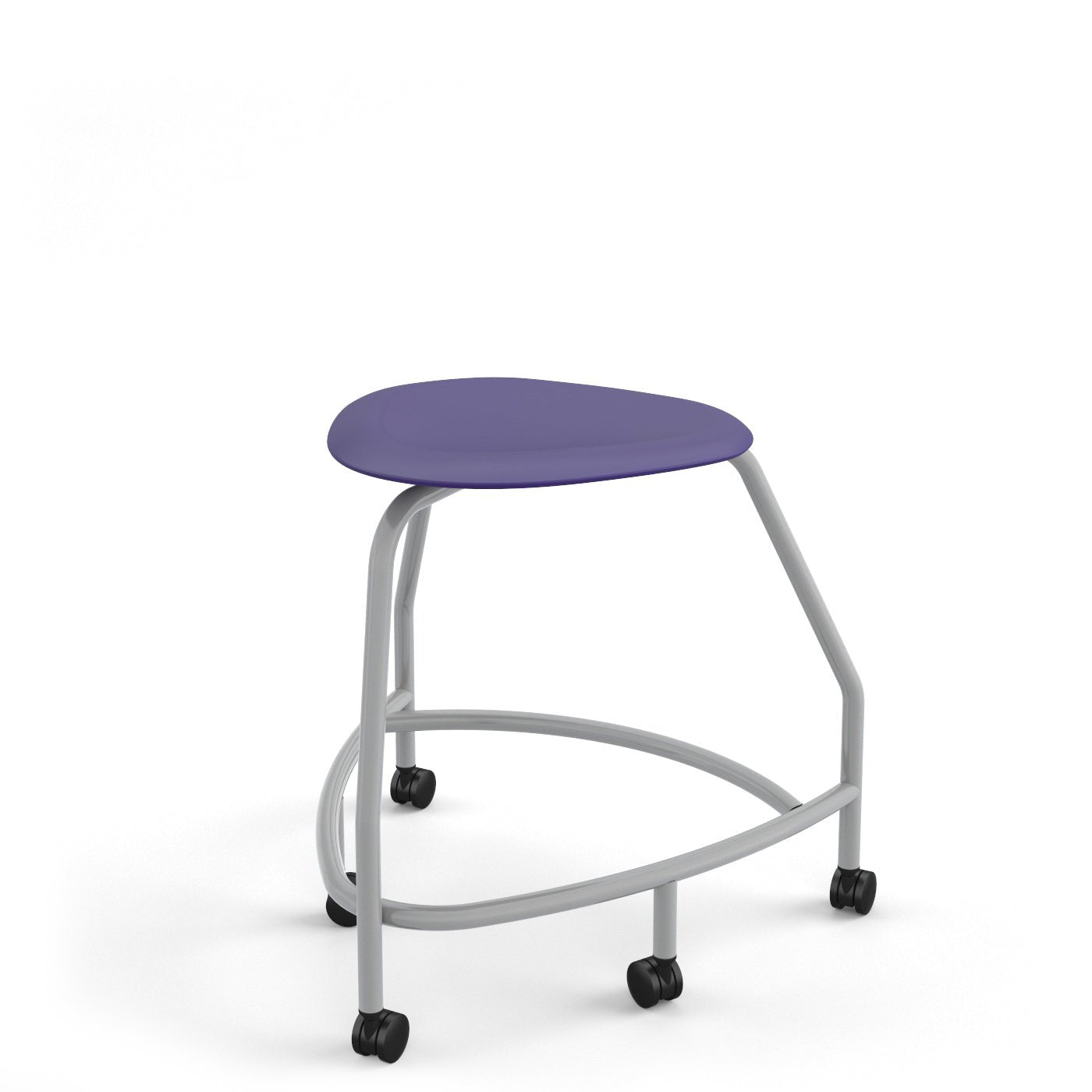 Haskell Education 360 Series Platinum frame Chair without Back 24"H (TS5GX.24PL) - SchoolOutlet