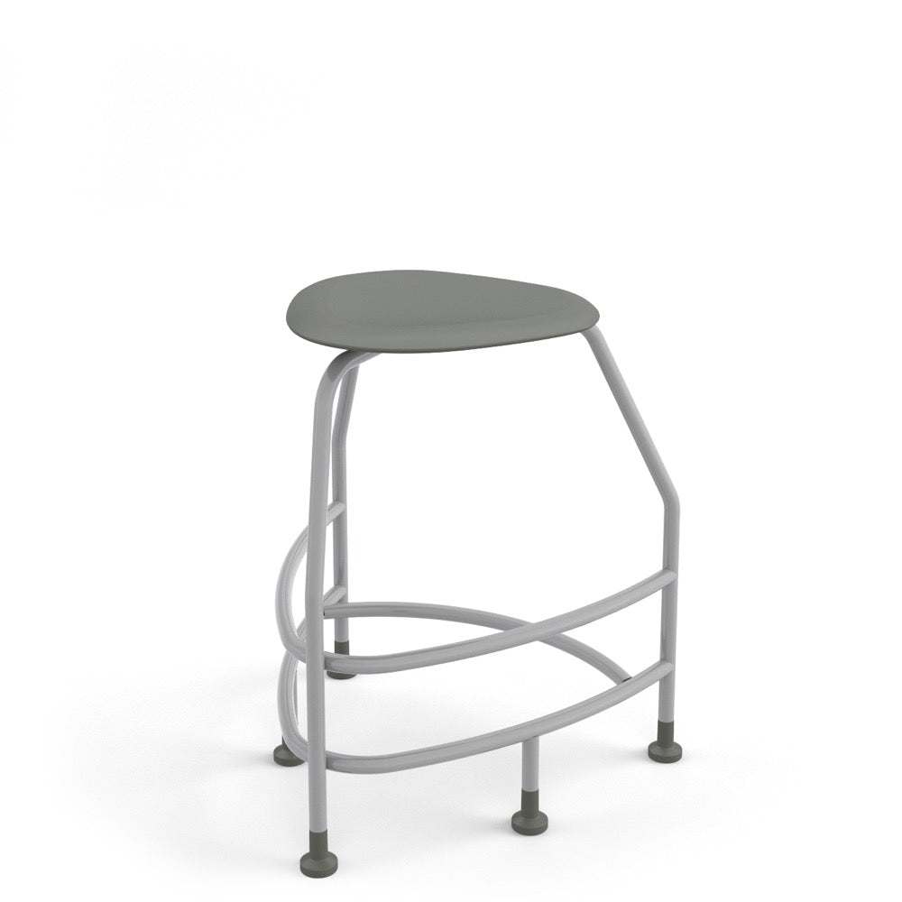 Haskell Education 360 Platinum frame Backless Chair 30"H without Back (TS5X0.30PL) - SchoolOutlet