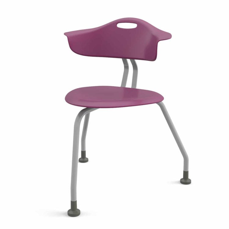 Haskell Education 360 Degree 3-Legged Ergonomic Collaboration Chair with Back 18"H (TS0G0.18PL) 