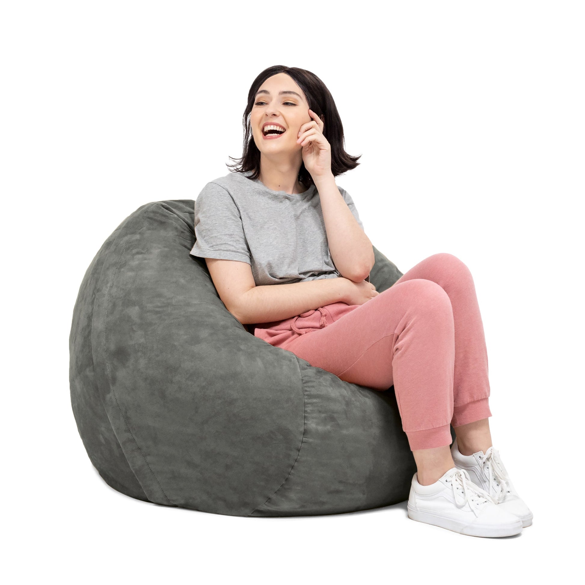Jaxx Saxx 3 Foot Round Bean Bag w/ Removable Cover (10836) - SchoolOutlet