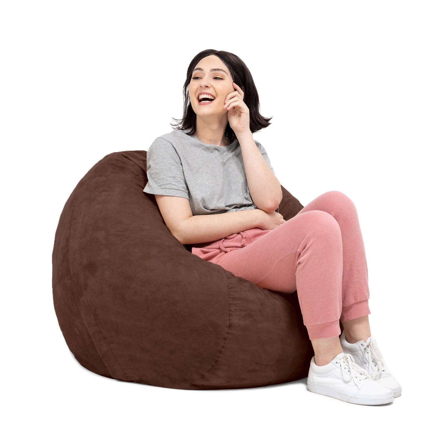 Jaxx Saxx 3 Foot Round Bean Bag w/ Removable Cover (10836) - SchoolOutlet