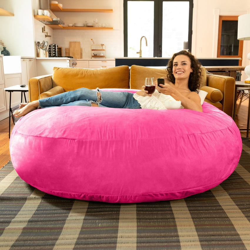 Jaxx 6 ft Cocoon - Large Bean Bag Chair for Adults (10887) - SchoolOutlet