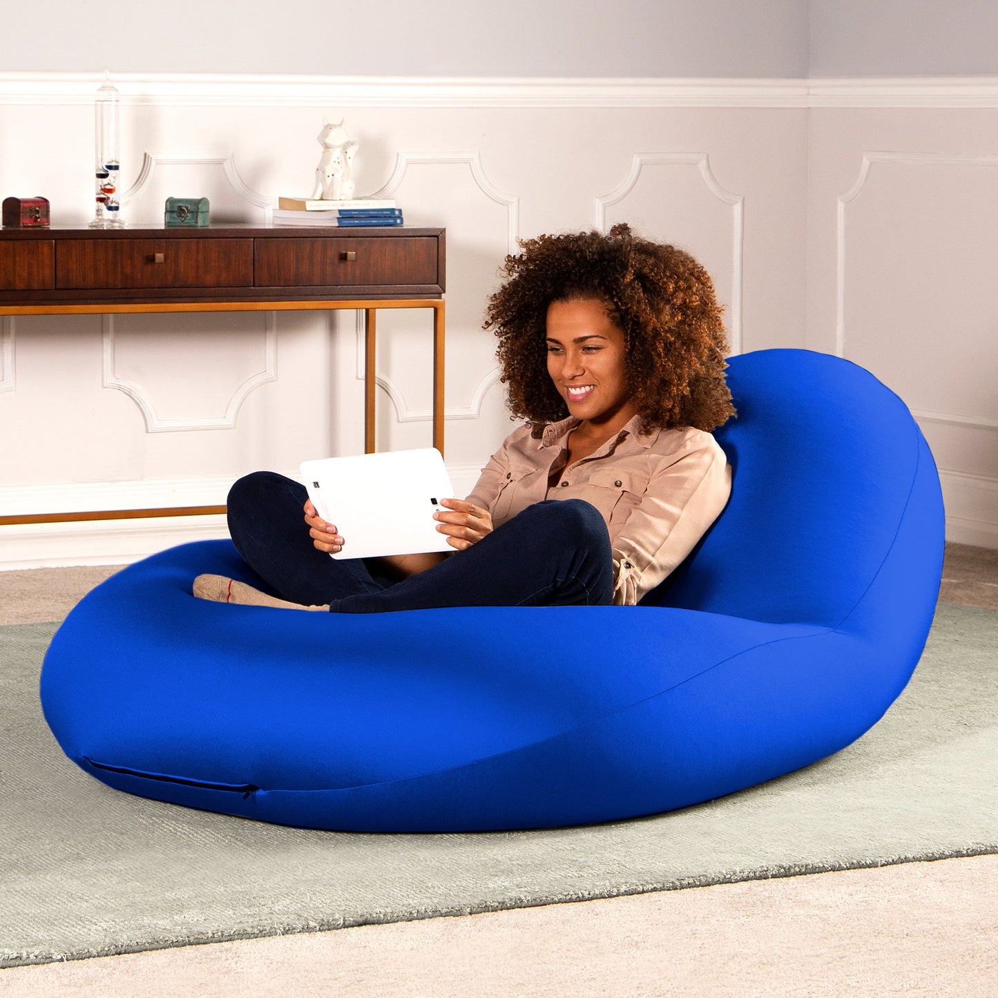 Jaxx Nimbus Spandex Bean Bag Chair Large (16759) - SchoolOutlet