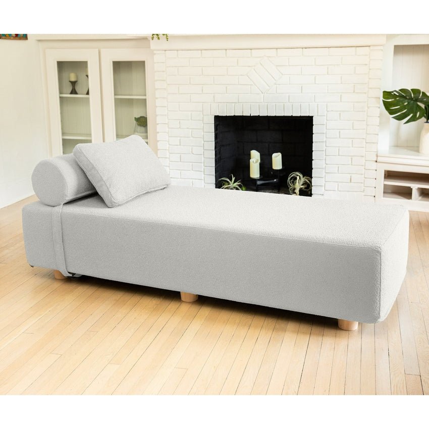Jaxx Alvy Indoor Lounger / Daybed - Luxurious Lounger with Maple Feet (19435) - SchoolOutlet