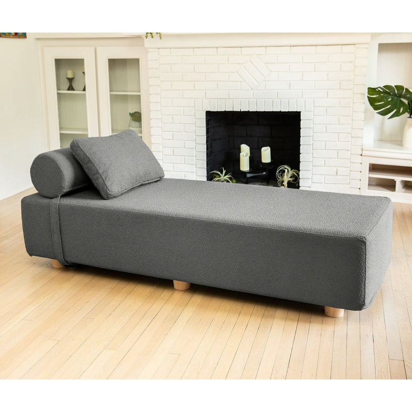 Jaxx Alvy Indoor Lounger / Daybed - Luxurious Lounger with Maple Feet (19435) - SchoolOutlet