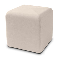 Jaxx Monroe Square Foam Ottoman with Stain Resistant Performance Fabric, Small (18 x 18) (19771)