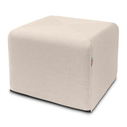 Jaxx Monroe Square Foam Ottoman with Stain Resistant Performance Fabric, Large (24 x 24 x 18) (19771)