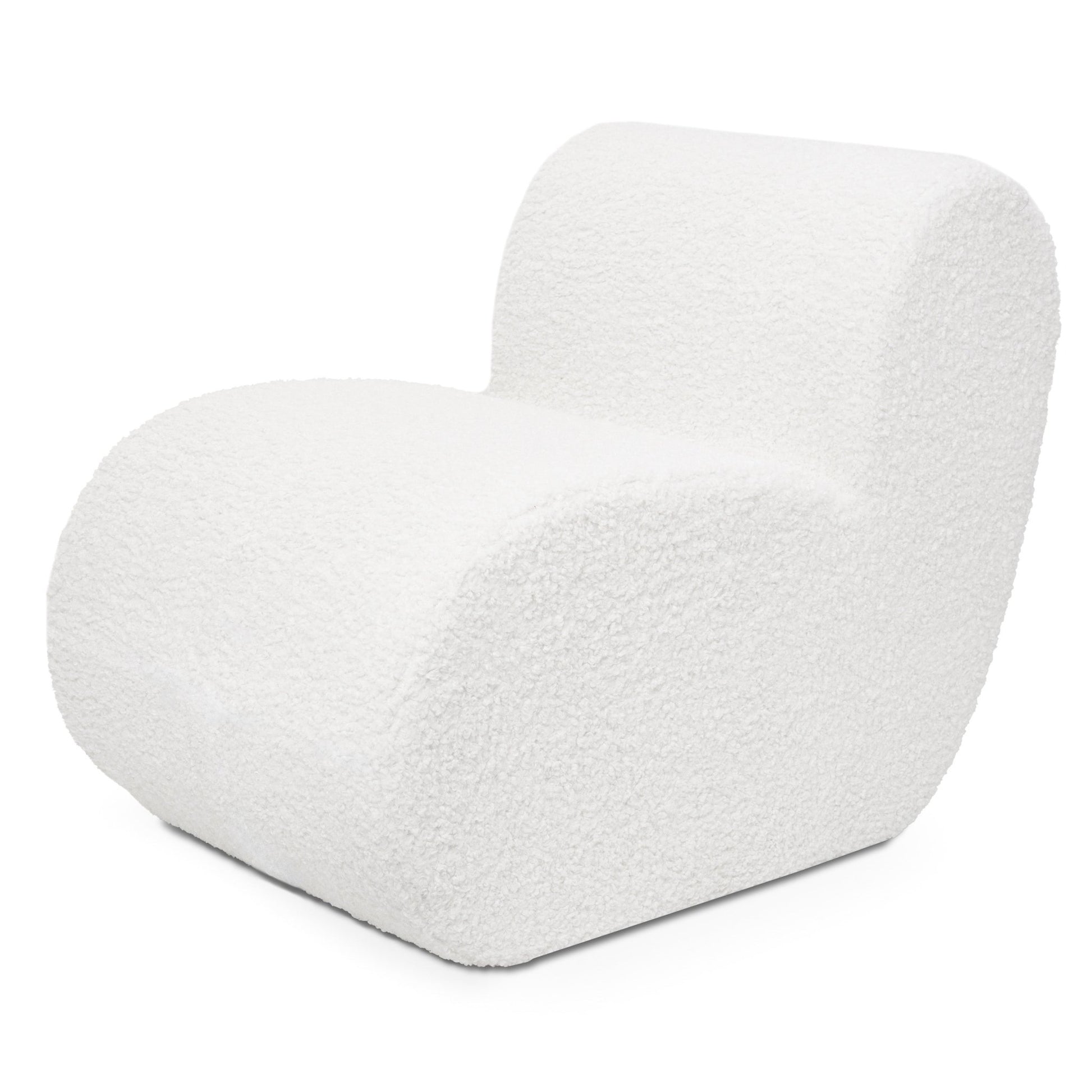 Jaxx Toccoa Chair - Luxurious Modern Sculpted Seating with Plush Sherpa Cover (19777) - SchoolOutlet