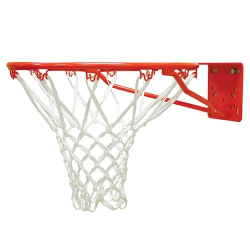 Jaypro Outdoor Basketball System Gooseneck (3 - 1/2" Pole with 36" Offset) - Alumunum Fan, Galvanized (455 - FABT - SR) - SchoolOutlet