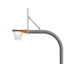 Jaypro Basketball System - Gooseneck (4-1/2" Pole with 4 ft. Offset) - 72" Acrylic Rectangle Board (996-AC-XX)