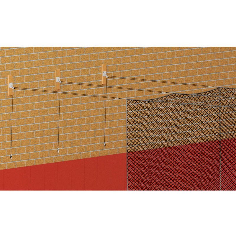 Jaypro Sports Batting Cages - Quick Set - Up (Indoor) - 14' H x 14' W x 55' D (BBC - QS55) - SchoolOutlet