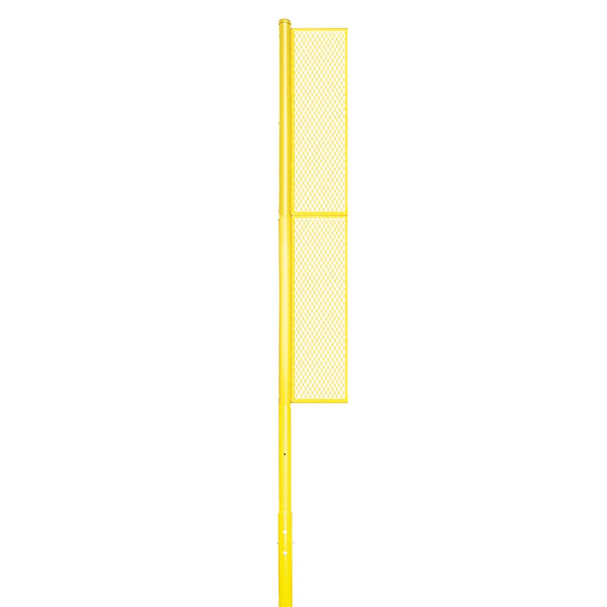 Jaypro Sports Foul Poles - Collegiate 20 ft. - Baseball/Softball - Semi - Permanent, Yellow - Set of 2 (BBCFP - 20) - SchoolOutlet