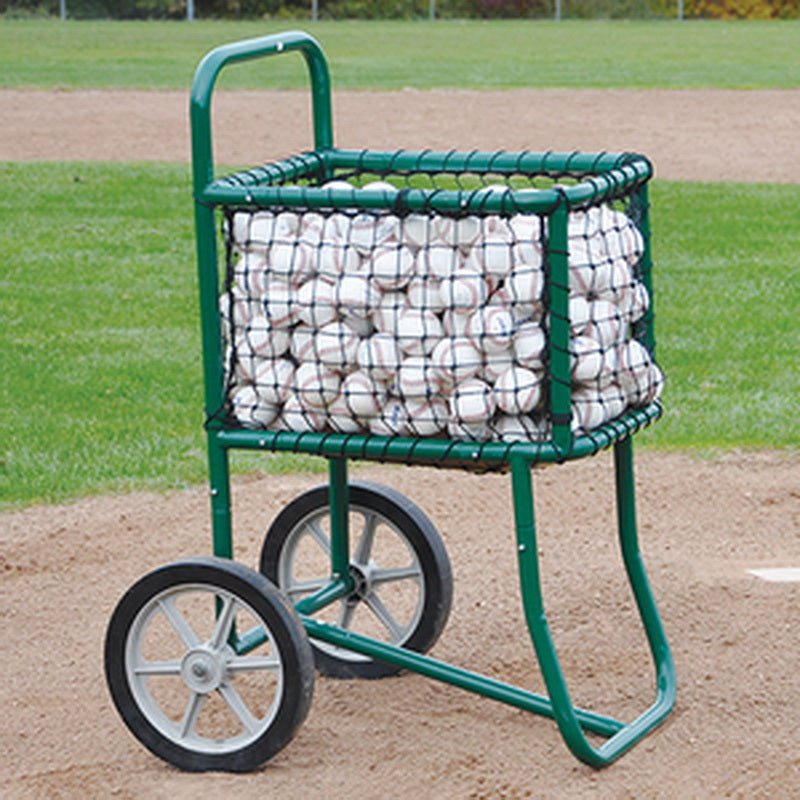 Jaypro Sports Ball Cart - Baseball Cart - Green (BCT - 100) - SchoolOutlet