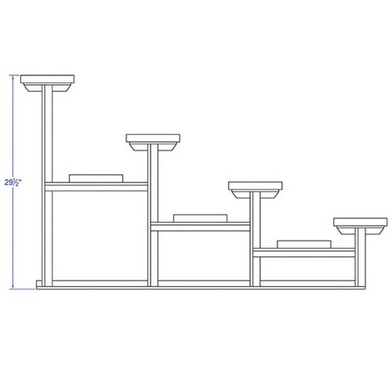 Jaypro Sports Bleacher - 4 Row - Single Foot Plank, All Aluminum Bleachers - 21' L (BLCH - 421AL) - SchoolOutlet