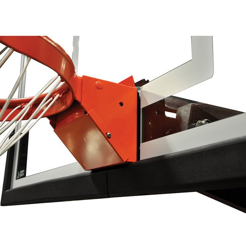 Jaypro Sports Basketball System - Titan Adjustable Series - 6" x 8" Pole with 4 ft. Offset - 72" (CV684A) - SchoolOutlet