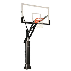 Jaypro Sports Basketball System - Titan Adjustable Series - 6" x 8" Pole with 4 ft. Offset - 72"  (CV684A)