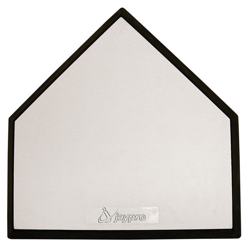 Jaypro Sports Baseball & Softball - Major League Home Plate with Spikes - 5 Zinc - Plated Spikes (HP - 250) - SchoolOutlet